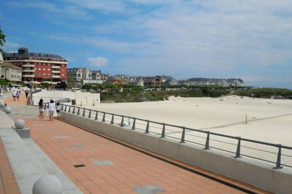 Apartamento Playa A Rapadoira Con Terraza Foz Exterior photo